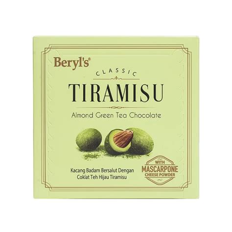 Jual Beryls Tiramisu Almond Milk Chocolate White Chocolate Green