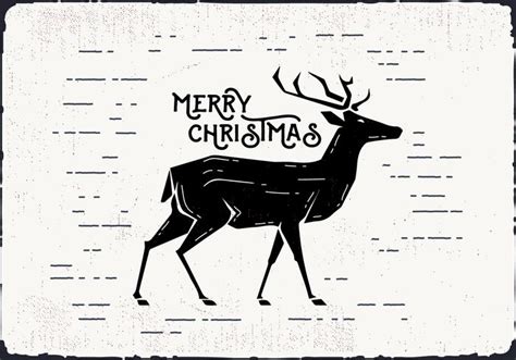 Free Christmas Deer Vector 133715 Vector Art at Vecteezy