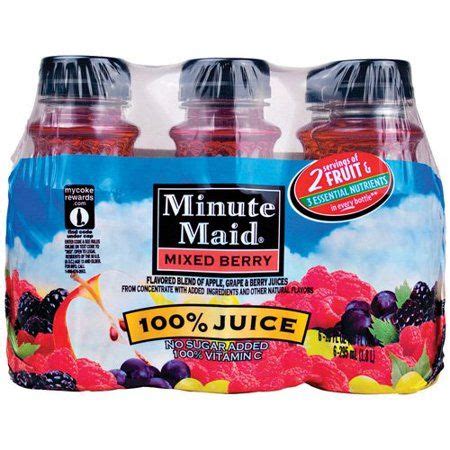 Minute Maid Mixed Berry Juice Fl Oz Count Green Drink