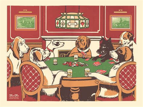 Poker Night Art Print / Ryan Duggan