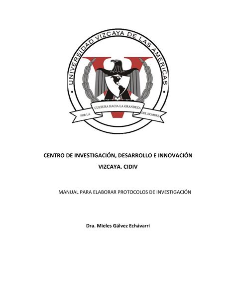 Manual Metodologia CENTRO DE INVESTIGACIN DESARROLLO E INNOVACIN