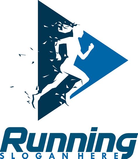 Running silhouette Logo Designs, Marathon logo template, running club or sports club 8991550 ...