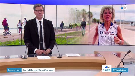 Le 15ème Marathon Nice Cannes de Laurence adhérente de l US Cagnes