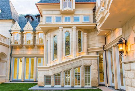 Grand Chateau Style Limestone Mansion In The Rockies