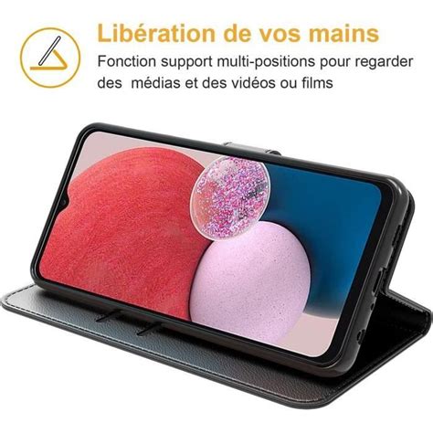 Lot de 2 Verres Trempés Coque pour Samsung A23 5G Intégrale Anti