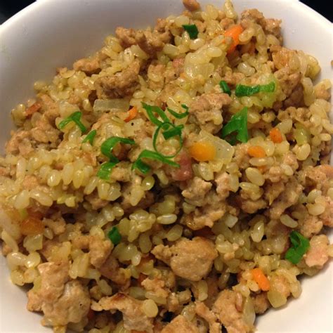 Sam Chaos Recipes Turkey With Brown Rice Fried Rice