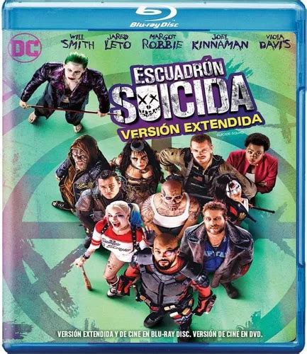 Escuadrón Suicida Blu Ray Dvd Digital Película Nueva