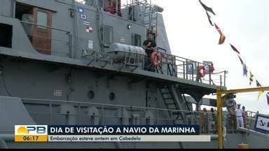 Bom Dia Paraíba Navio da Marinha do Brasil atracou nesta quinta 07