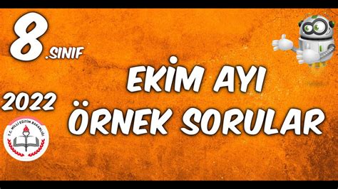 2022 Ekim Ayı Meb Örnek Sorular 2022 Fen Bilimleri Sorularının Detaylı