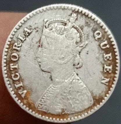 Queen Victoria Qv Two Anna Rare Year Bidcurios