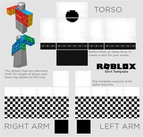 Black And White Checkered Outfit Roblox Design Template Pixlr