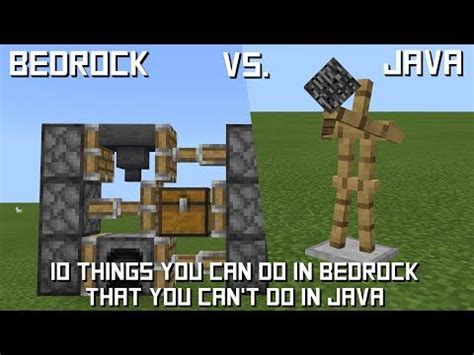 10 Things Minecraft Bedrock Edition Does Better Than Java Edition