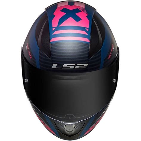 Capacete Ls Ff Rapid Xtreet Azul Roxo Grid Motors