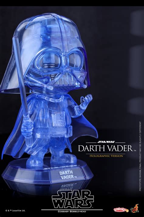 Star Wars DARTH VADER Cosbaby (S) Bobble-Head (Holographic & GITD ...