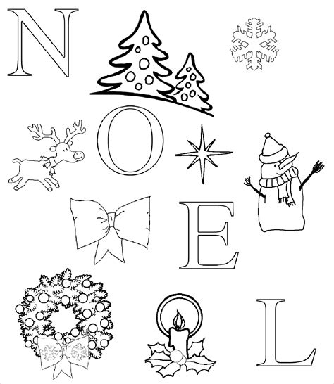 Grand Coloriage Noel Imprimer Image Coloriage