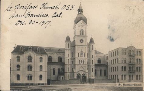 St. Boniface Church San Francisco, CA Postcard