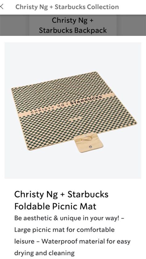 Christy Ng Starbucks Collection Services Others On Carousell