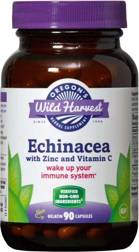 Oregons Wild Harvest Echinacea With Zinc And Vitamin C