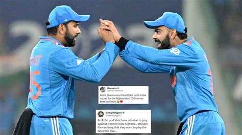 Ind Vs Afg Goat Duo Is Back Netizens Go Crazy After Virat Kohli