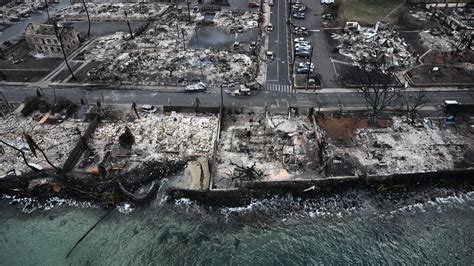 Hawaï les images des ravages causés par les incendies meurtriers qui