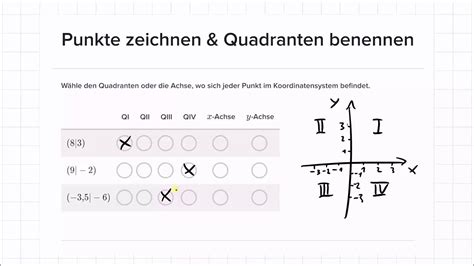 Punkte Und Quadranten Beispiel YouTube