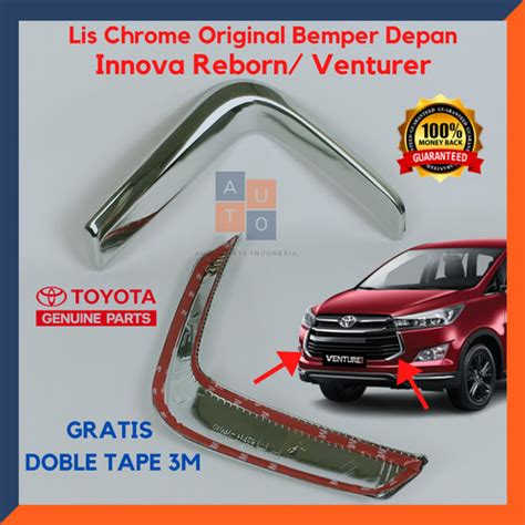 Promo TOYOTA List Grill Innova Reborn Venturer Original 2015 UP Chrome