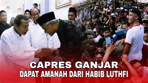 Habib Luthfi Terima Hangat Capres Ganjar Di Kediaman Wantimpres