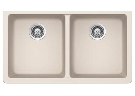 As601 33 X 185 X 9595 Double Bowl Undermount Granite Composite