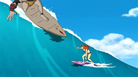 Daphne Blake Surfing In Aloha Scooby Doo 51 By Steamanddieselman On