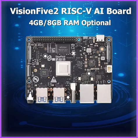 VisionFive2 RISC V Single Board Computer StarFive JH7110 Processor With