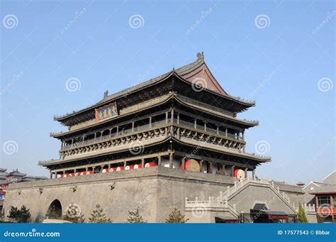 Xian China Editorial Stock Photo Image Of Trees Drums 17577543