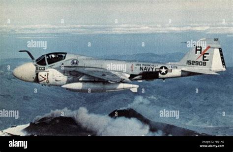 A 6a Intruder Of Va 176 In Flight 1970 Stock Photo Alamy