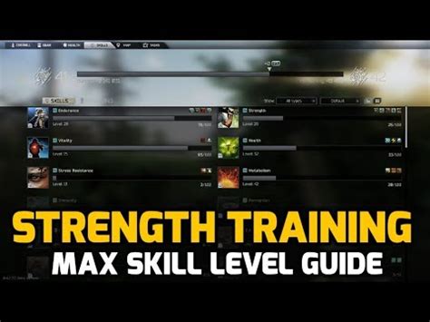 Strength Skill Max Level Guide Efficient And Easy Method Escape