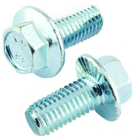 Everbilt M X Mm Zinc Hex Head External Hex Drive Flange Bolt