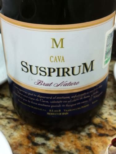 Pinord Cava Brut Nature Suspirum Marrugat Vivino