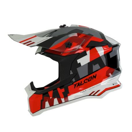 Casco Off Road Mt Falcon Arya A Brillo Motos Rego S L