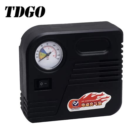 TDGO 48 72V Air Motorcycle Compressor Pump LED Light Auto Air ...