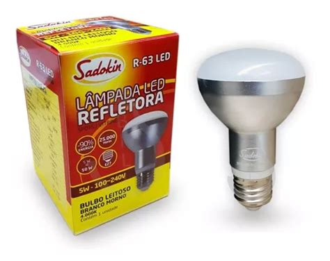 Lámpara LED reflectante Bivolt E27 de 5 W blanco cálido Bivolt E27