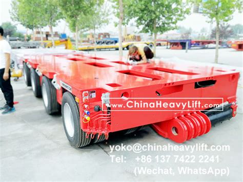 Modular Trailers Hydraulic Multi Axle Trailer CHINA HEAVY LIFT