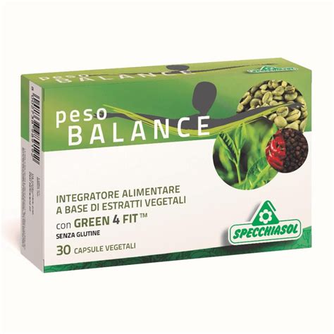 Specchiasol Peso Balance Integratore Alimentare 30 Capsule Vegetali Openfarma