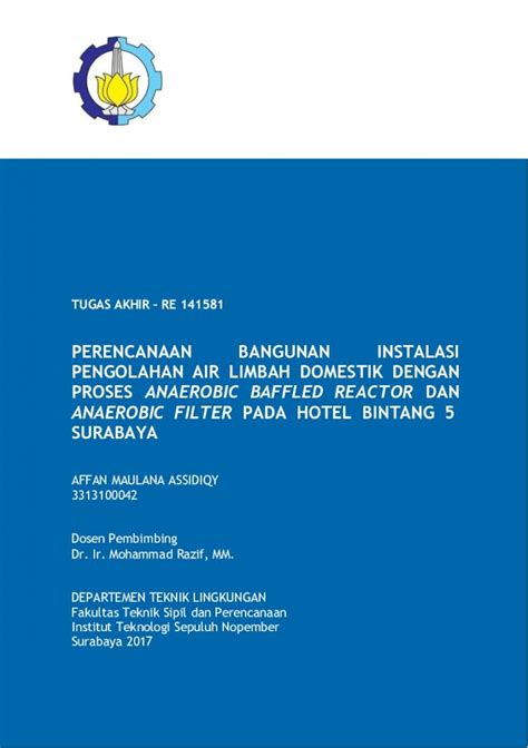 Pdf Perencanaan Bangunan Instalasi Pengolahan Tugas Akhir Re Hot Sex