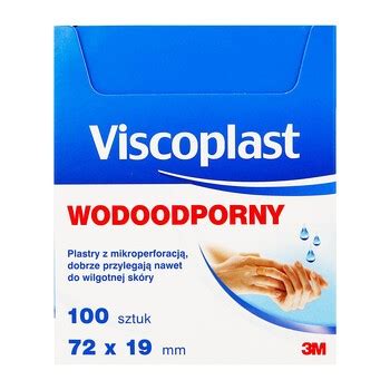 Viscoplast Wodoodporny Plastry 72 Mm X 19 Mm 100 Szt Portal DOZ Pl