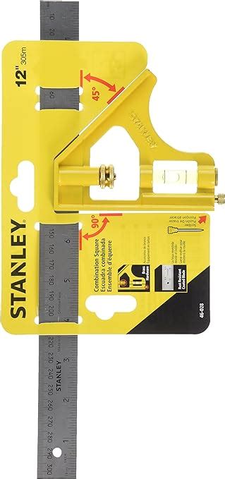 STANLEY Escuadra de Combinación Profesional 12 Pulgadas 46 028 Amazon