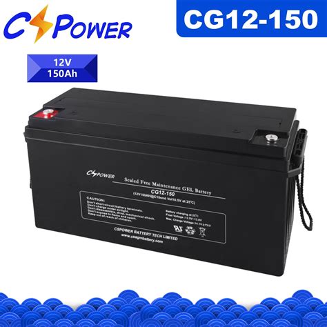 Cspower Solar V Ah Vrla Lead Acid Agm Battery Forklift Golf Cart