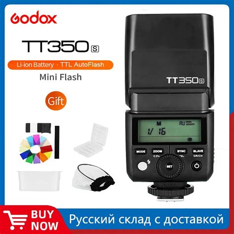 Godox Mini C Mara Flash Speedlite TT350S TTL HSS GN36 Para Sony DSLR