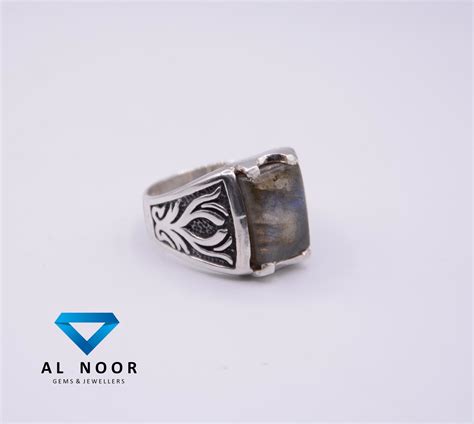 Turkish Silver Ring Natural Labradorite Al Noor Gems Jewellers