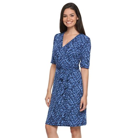 Womens Apt 9® Faux Wrap Dress Dresses Kohls Dresses Faux Wrap Dress