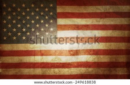 Closeup Grunge American Flag Stock Photo Shutterstock