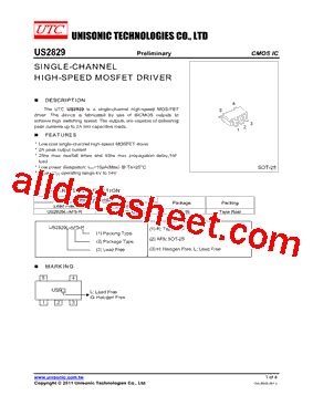 Us Datasheet Pdf Unisonic Technologies