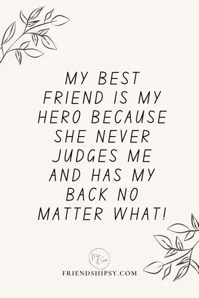 My Best Friend Is My Hero Quotes Friendshipsy